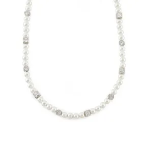 Silver Regal Pearl Necklace