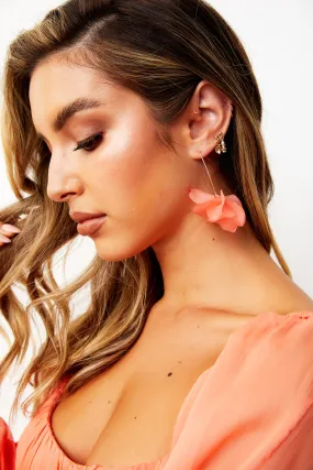 Song For Sienna Earrings - Coral