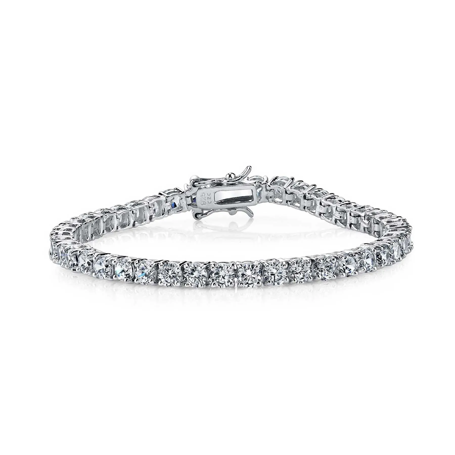 Sterling Silver Cubic Zirconia Tennis Bracelet