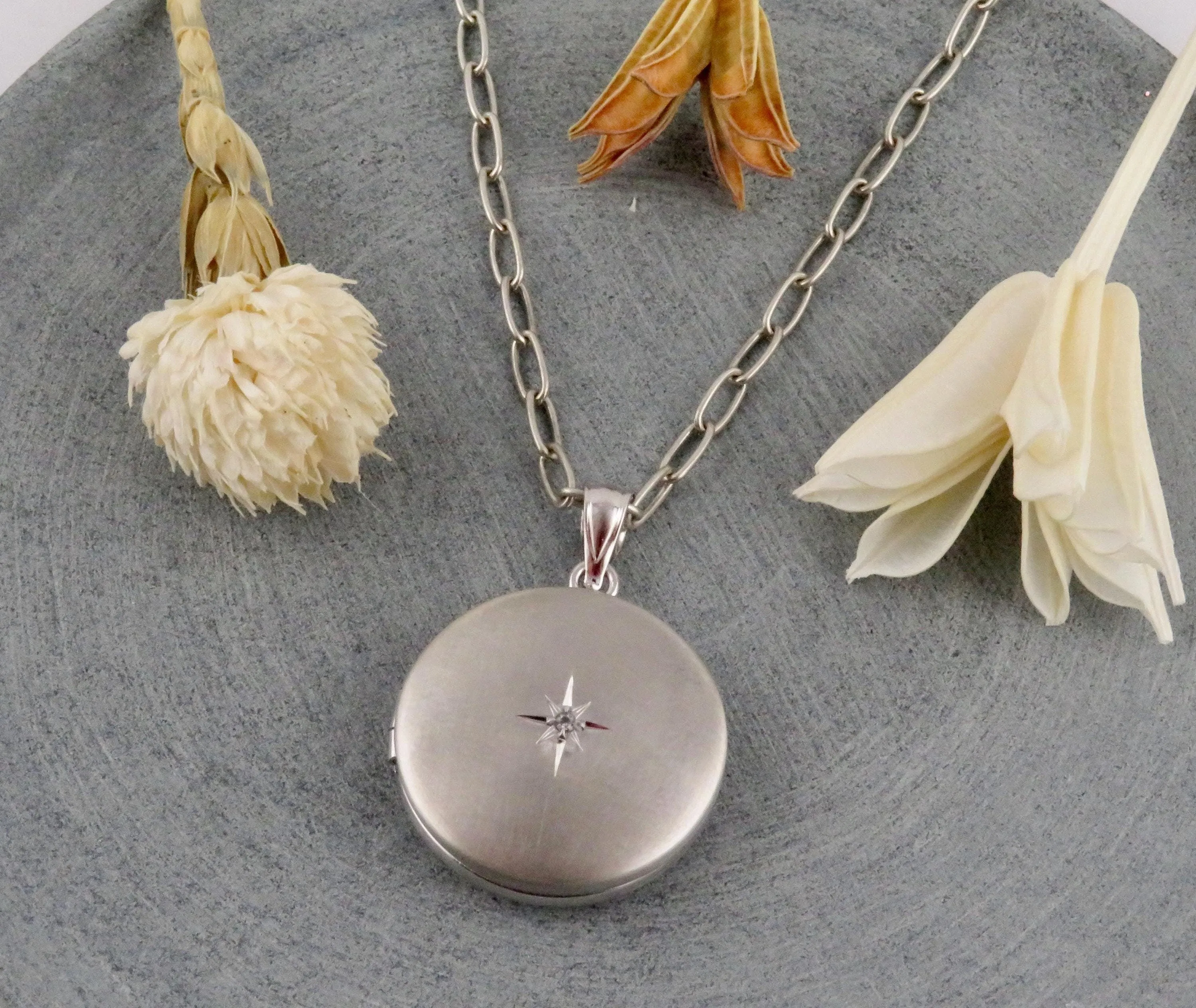 Sterling Silver Locket Necklace