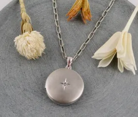 Sterling Silver Locket Necklace