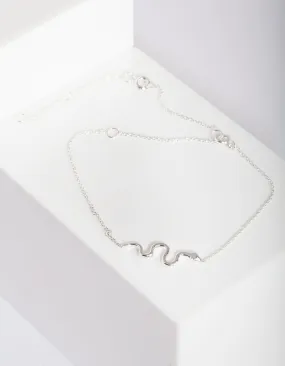 Sterling Silver Snake Bracelet Anklet