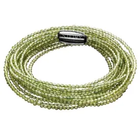 STORY by Kranz & Ziegler 5 Strand, Triple Wrap Peridot Bracelet RETIRED ONLY 3 LEFT!