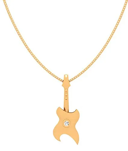 Symphonic Grace Of Yellow Gold Pendant For Women