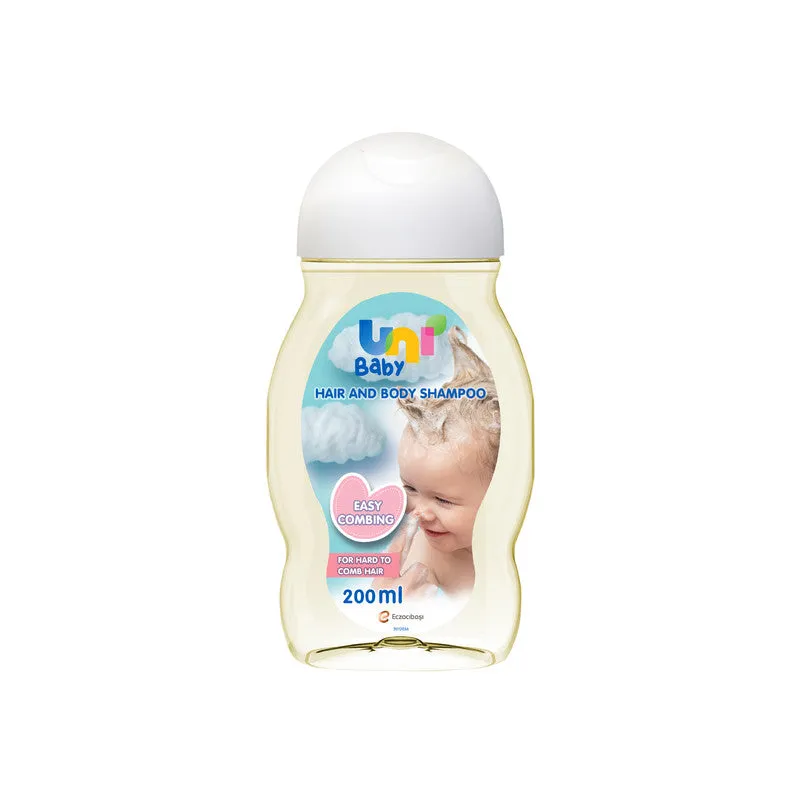 Uni Baby Easy Combing Hair and Body Shampoo 200 ml