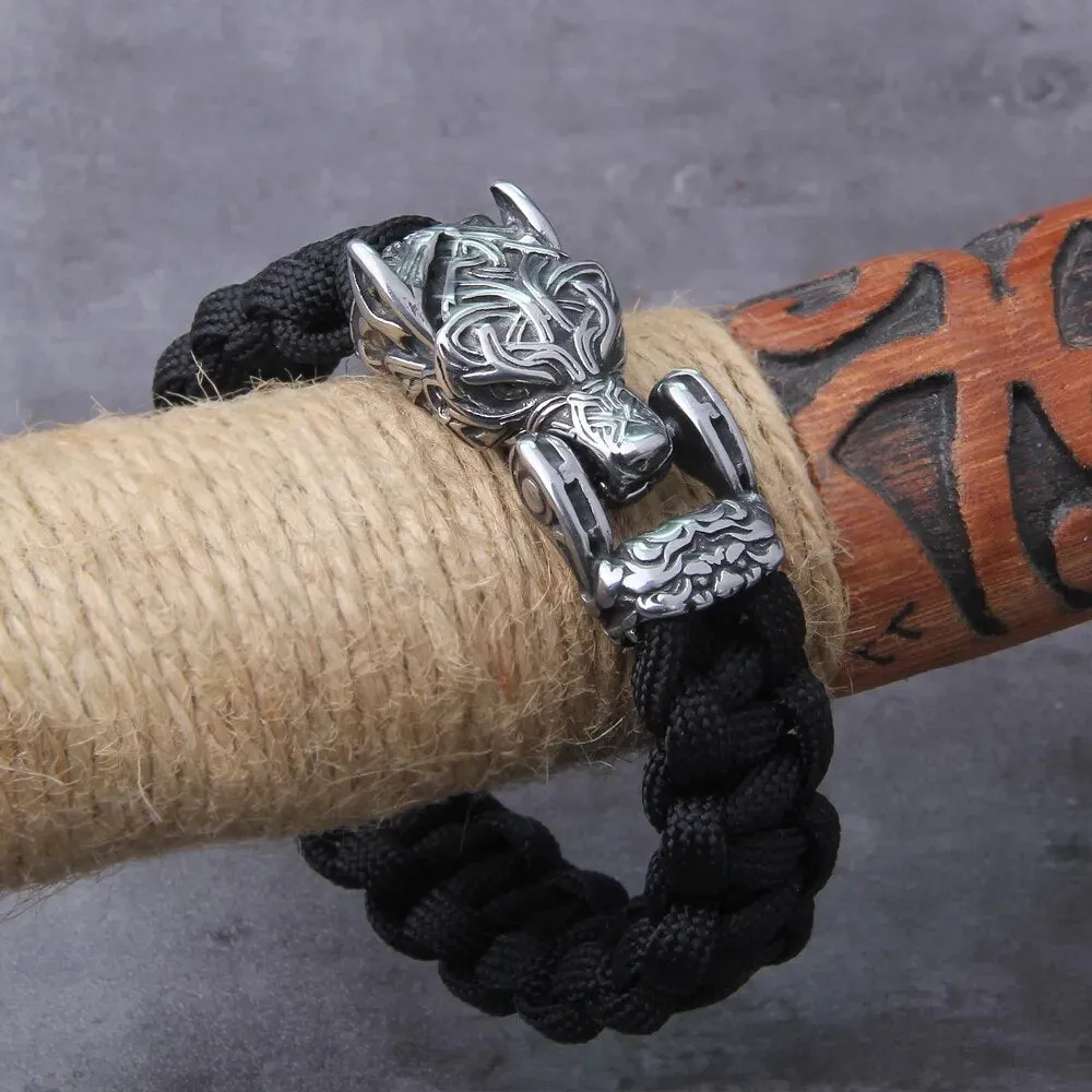 Wolf Viking Bracelet