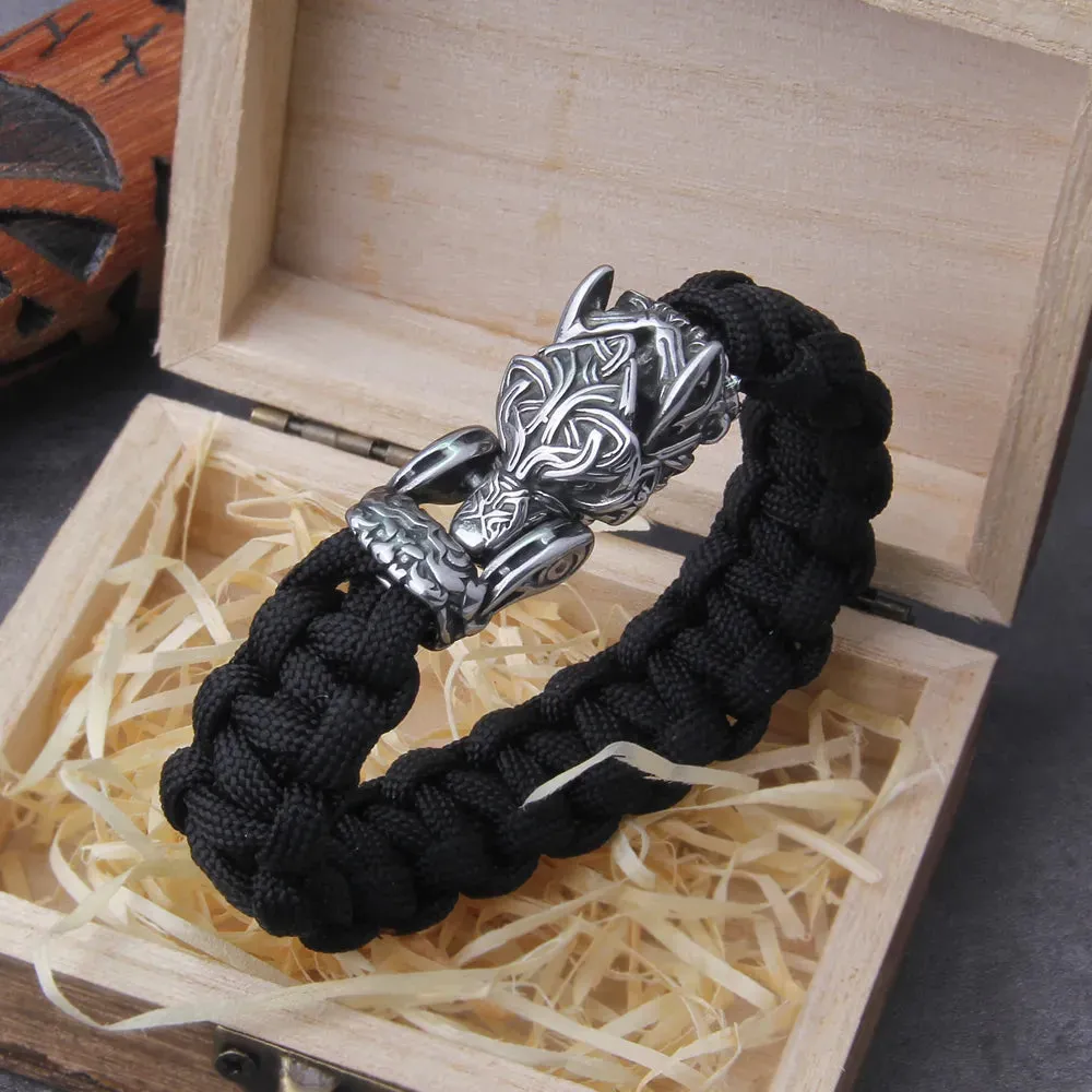 Wolf Viking Bracelet