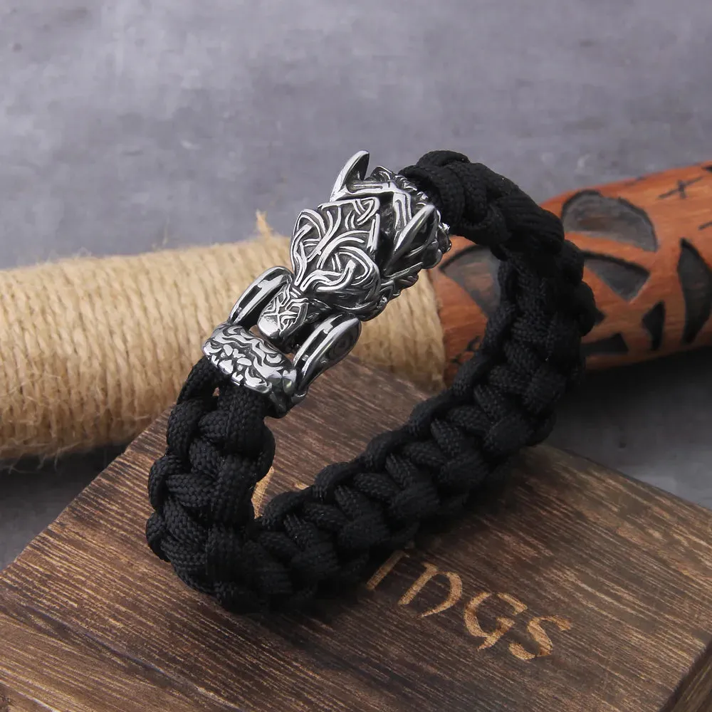 Wolf Viking Bracelet