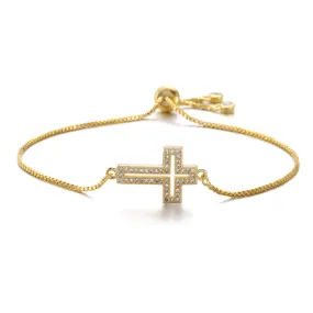 Women's Cross Bracelet <br> Believe