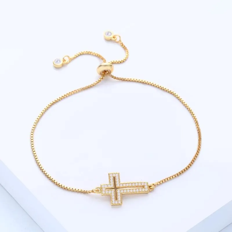 Women's Cross Bracelet <br> Believe