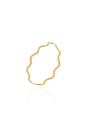 Zen Wave Ring in Gold